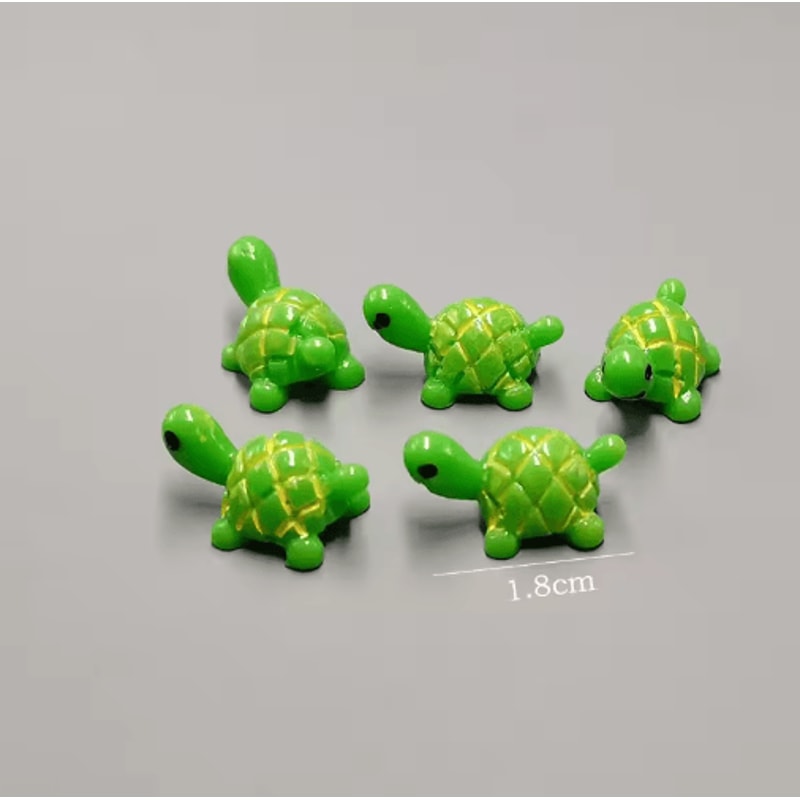 Mini Animal Figurines Set Fairy Garden Micro Landscape Decor 5pcs 4