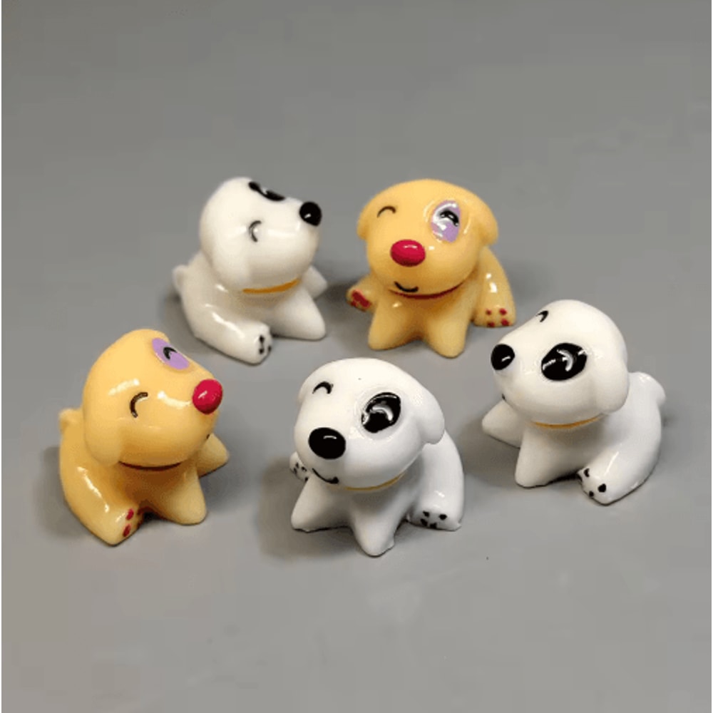 Mini Animal Figurines Set Fairy Garden Micro Landscape Decor 5pcs 10