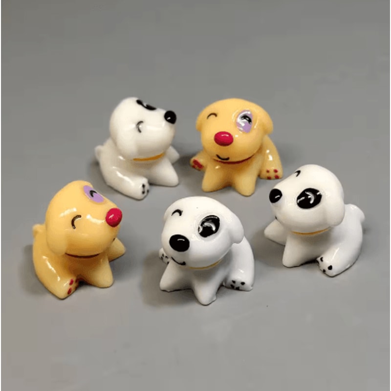 Mini Animal Figurines Set Fairy Garden Micro Landscape Decor 5pcs 10
