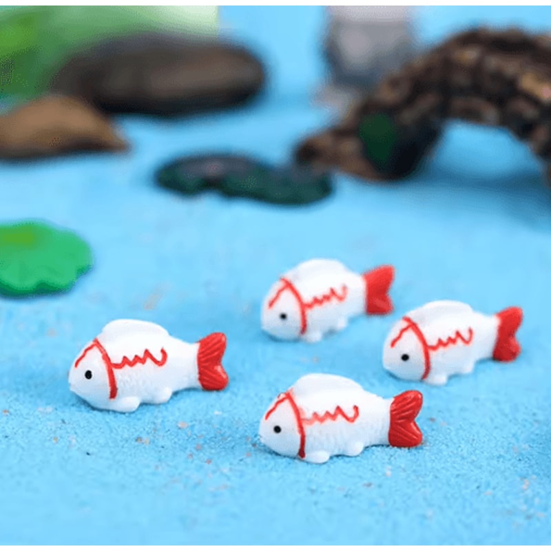 Mini Animal Figurines Set Fairy Garden Micro Landscape Decor 5pcs 16