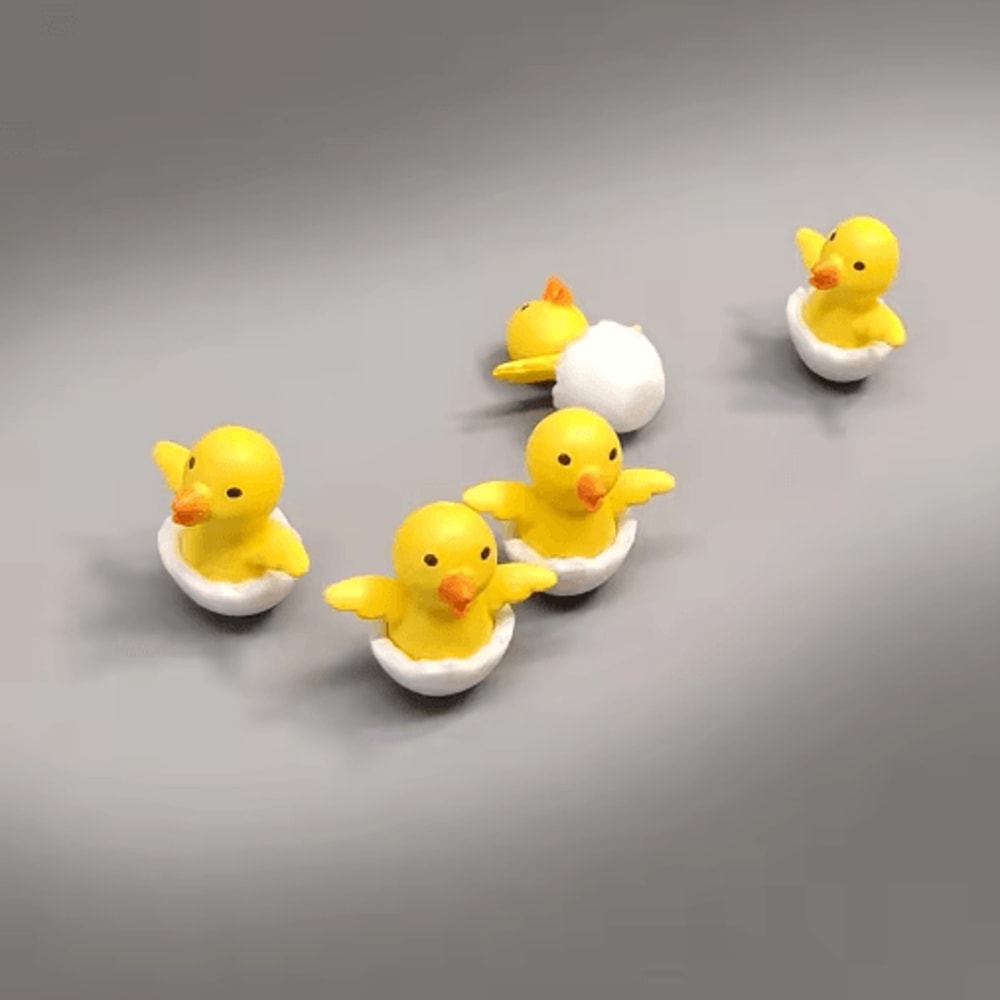 Mini Animal Figurines Set Fairy Garden Micro Landscape Decor 5pcs 6