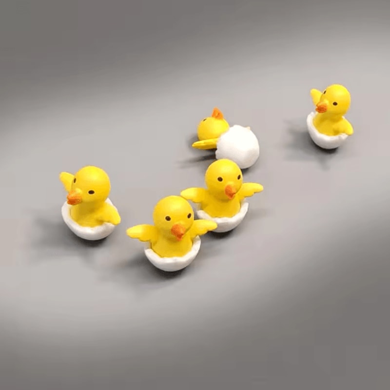 Mini Animal Figurines Set Fairy Garden Micro Landscape Decor 5pcs 6