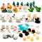 Mini Animal Figurines Set Fairy Garden Micro Landscape Decor 5pcs 0