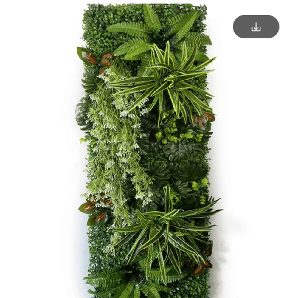 Artificial Eucalyptus Green Wall Panel Wedding Backdrop Grid Decor 40by120cm 1