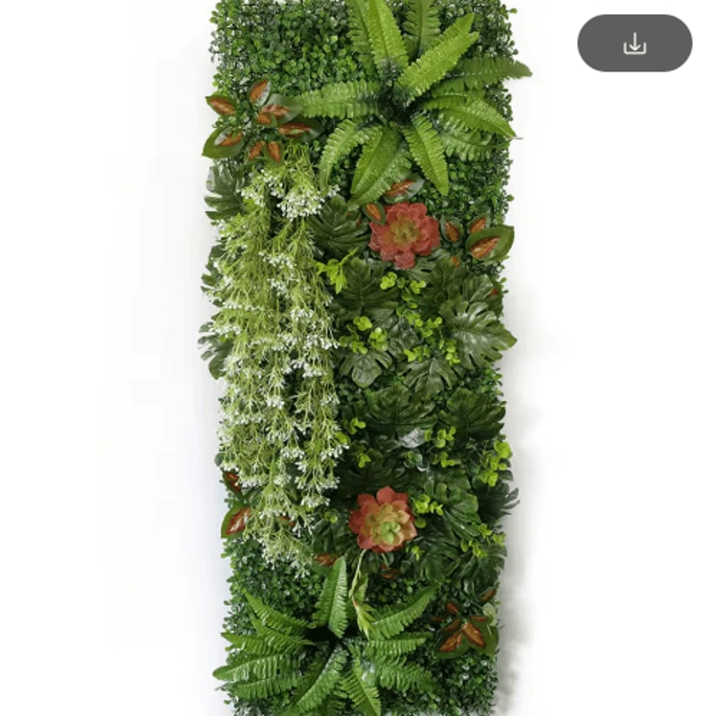 Artificial Eucalyptus Green Wall Panel Wedding Backdrop Grid Decor 40by120cm 2