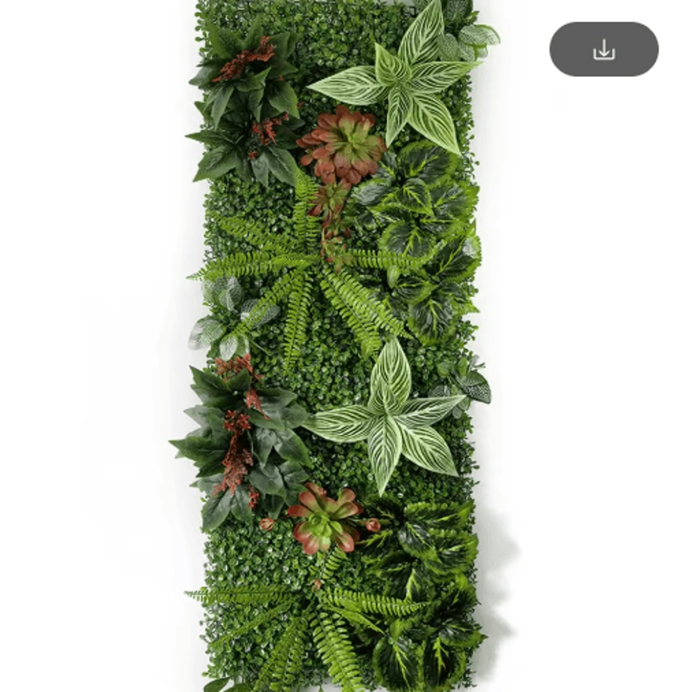 Artificial Eucalyptus Green Wall Panel Wedding Backdrop Grid Decor 40by120cm 3