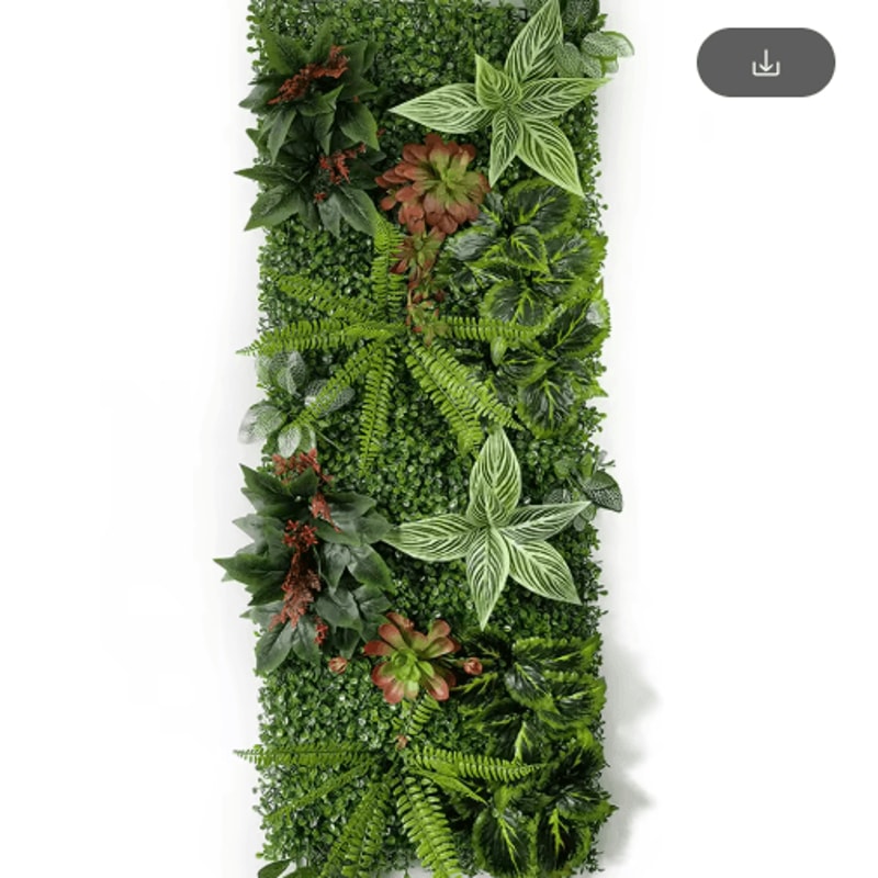 Artificial Eucalyptus Green Wall Panel Wedding Backdrop Grid Decor 40by120cm 3