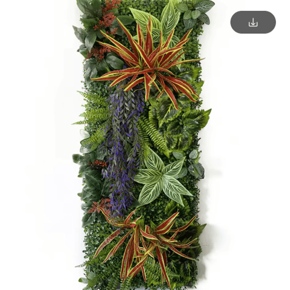 Artificial Eucalyptus Green Wall Panel Wedding Backdrop Grid Decor 40by120cm 4