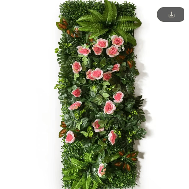Artificial Eucalyptus Green Wall Panel Wedding Backdrop Grid Decor 40by120cm 11