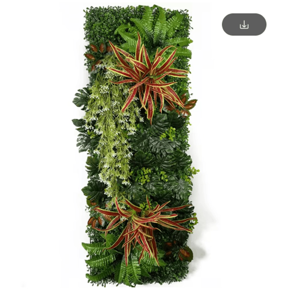 Artificial Eucalyptus Green Wall Panel Wedding Backdrop Grid Decor 40by120cm 12