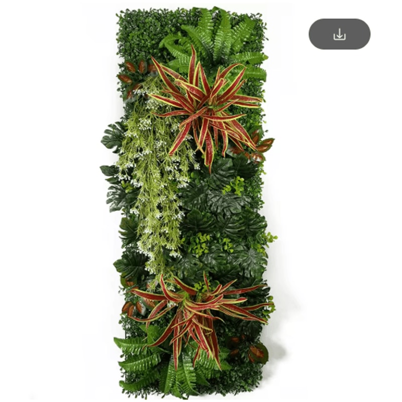 Artificial Eucalyptus Green Wall Panel Wedding Backdrop Grid Decor 40by120cm 12