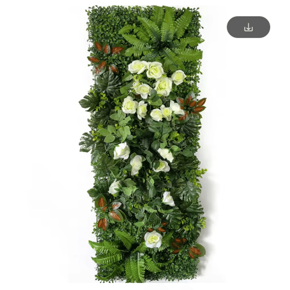 Artificial Eucalyptus Green Wall Panel Wedding Backdrop Grid Decor 40by120cm 14