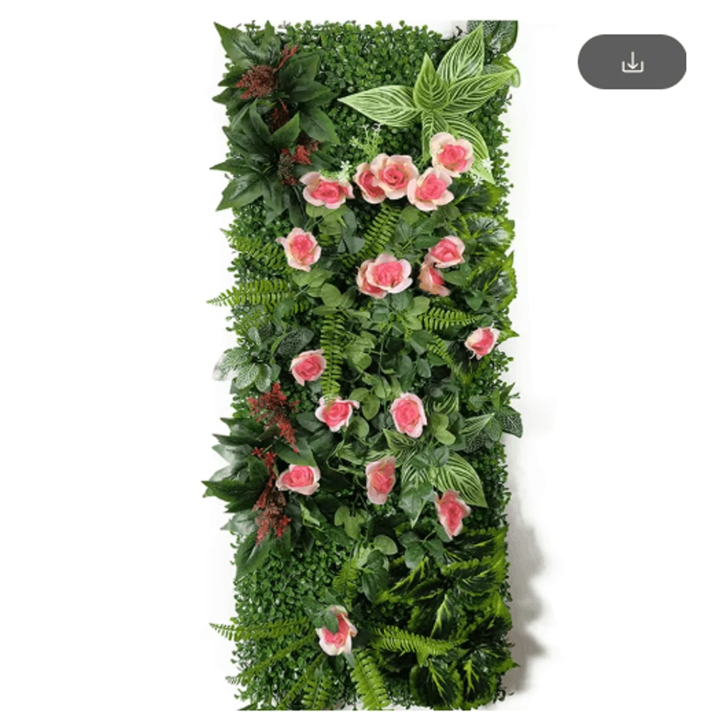 Artificial Eucalyptus Green Wall Panel Wedding Backdrop Grid Decor 40by120cm 15