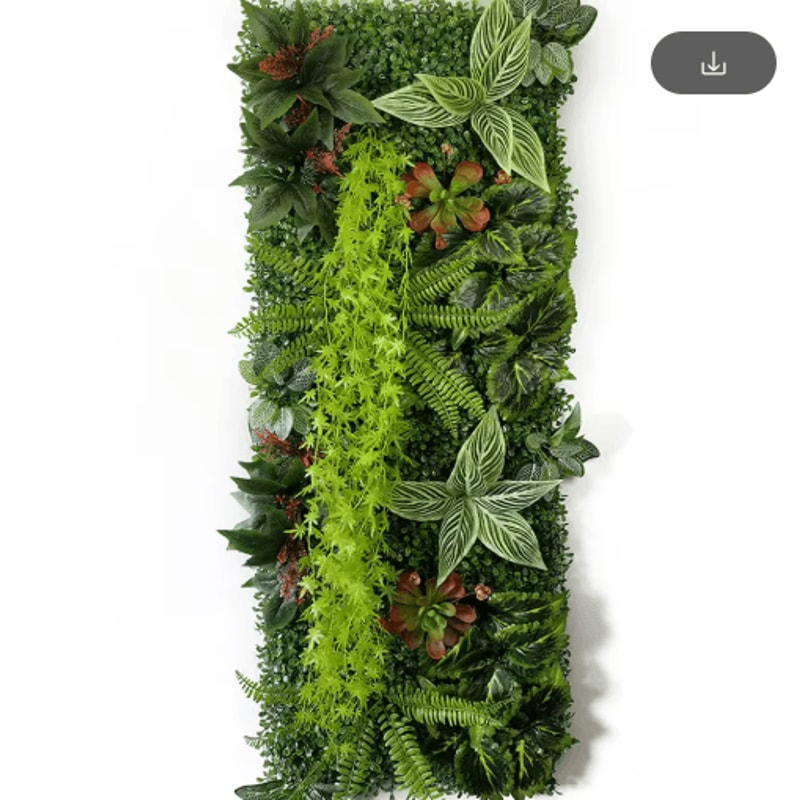 Artificial Eucalyptus Green Wall Panel Wedding Backdrop Grid Decor 40by120cm 5