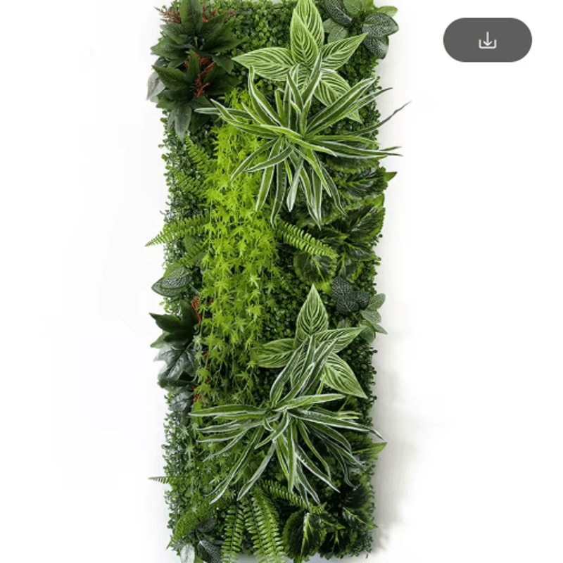 Artificial Eucalyptus Green Wall Panel Wedding Backdrop Grid Decor 40by120cm 6