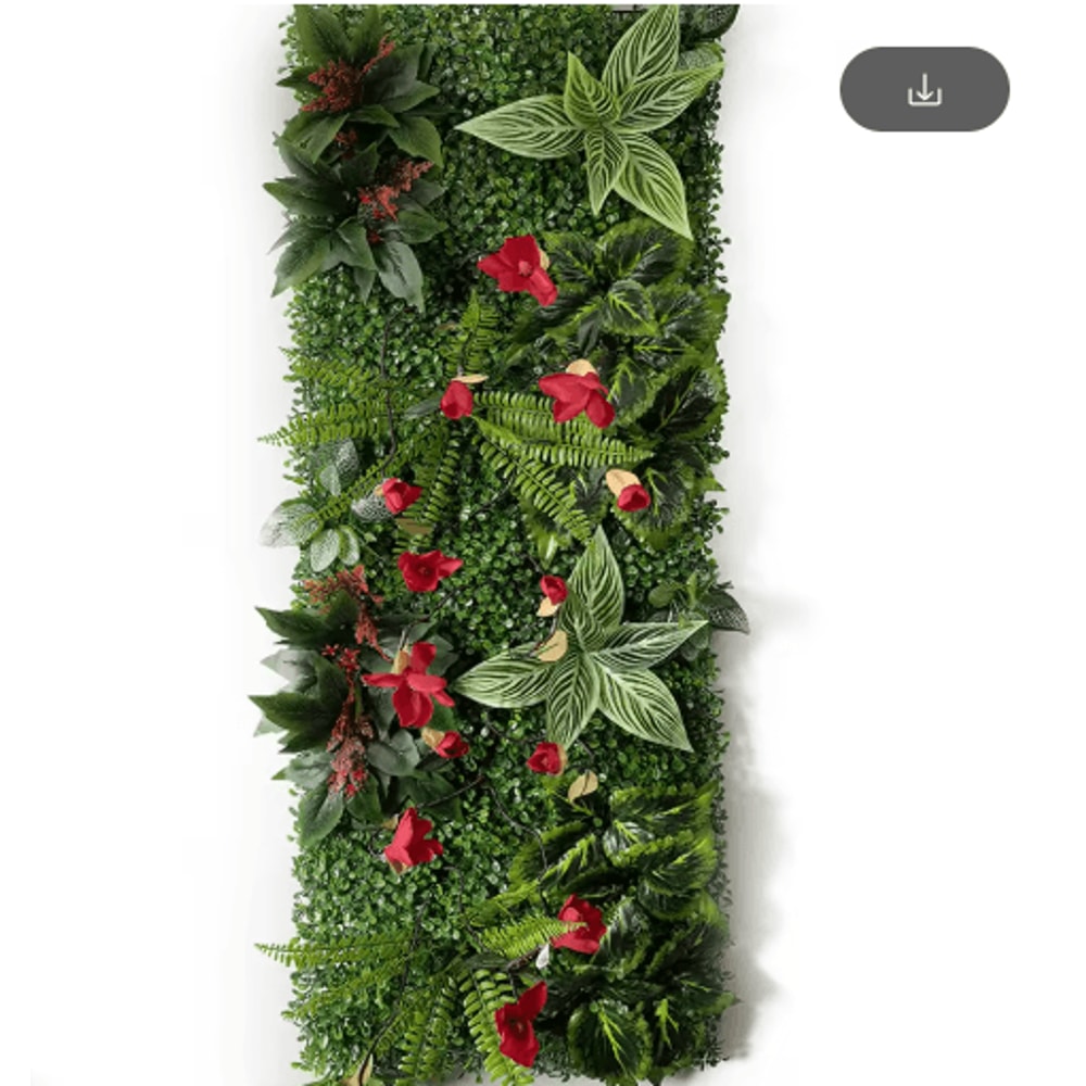 Artificial Eucalyptus Green Wall Panel Wedding Backdrop Grid Decor 40by120cm 8