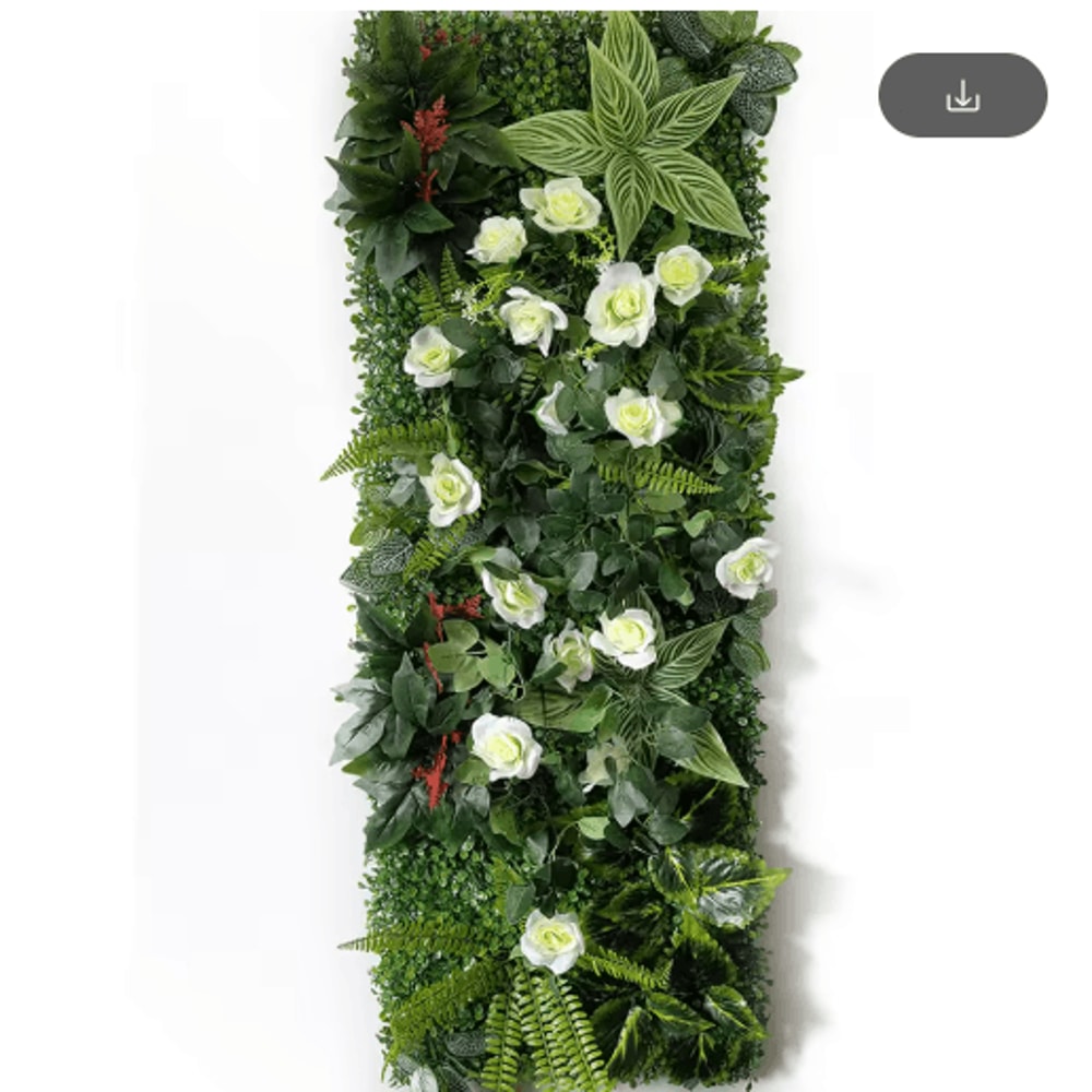 Artificial Eucalyptus Green Wall Panel Wedding Backdrop Grid Decor 40by120cm 9