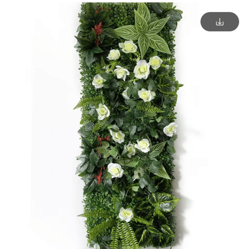 Artificial Eucalyptus Green Wall Panel Wedding Backdrop Grid Decor 40by120cm 9
