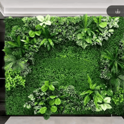artificial eucalyptus green wall panel – wedding backdrop & grid decor (40by120cm)