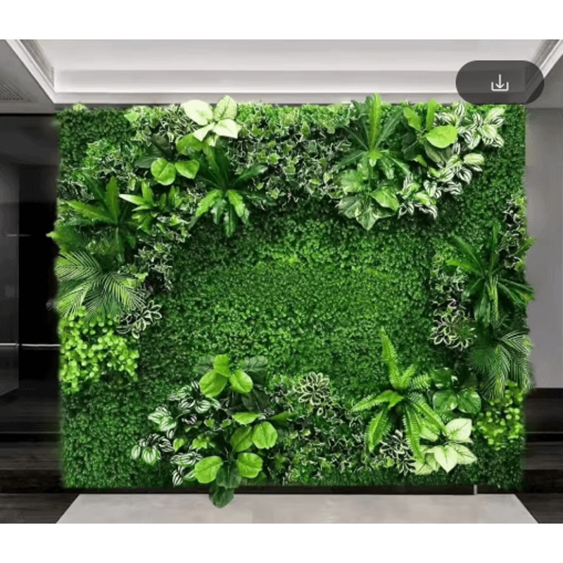 Artificial Eucalyptus Green Wall Panel Wedding Backdrop Grid Decor 40by120cm 0