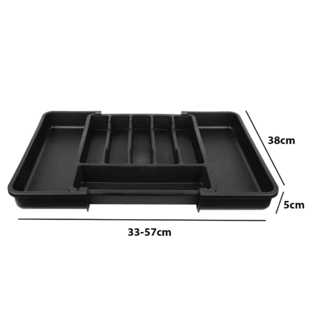 Expandable Kitchen Drawer Organizer Adjustable Cutlery Storage Tray 1