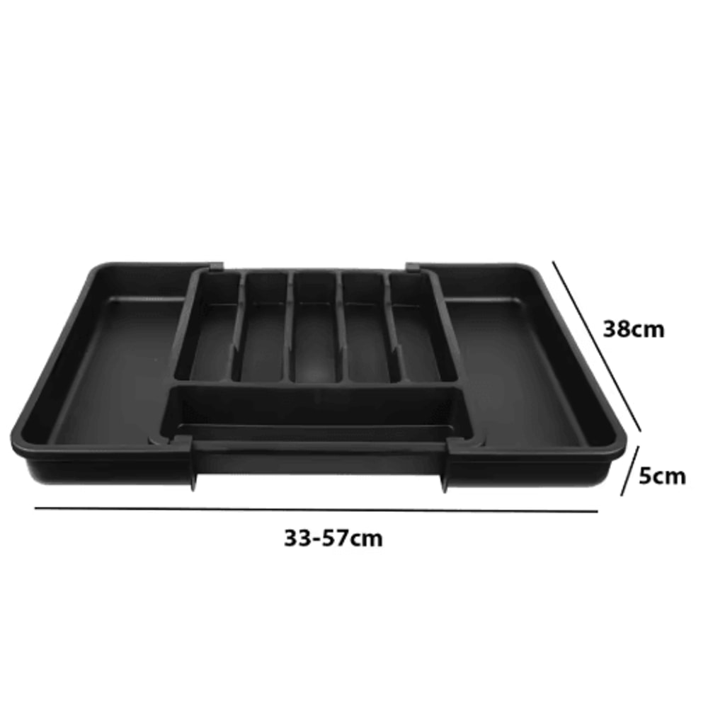Expandable Kitchen Drawer Organizer Adjustable Cutlery Storage Tray 2