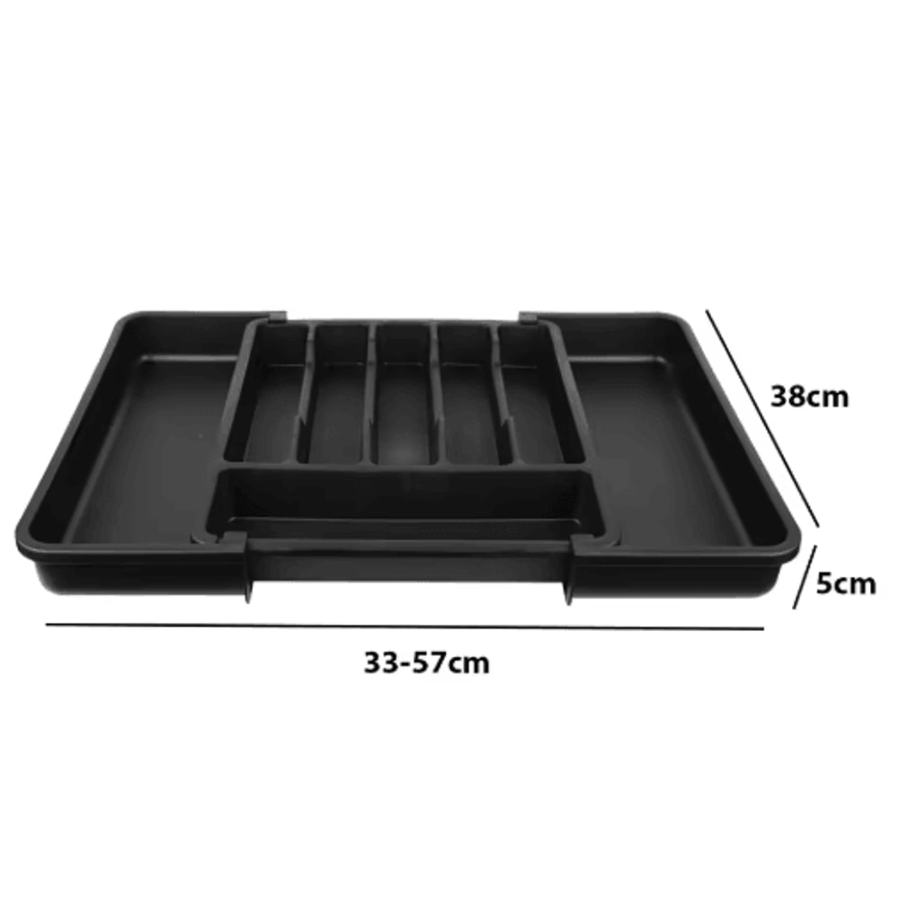 Expandable Kitchen Drawer Organizer Adjustable Cutlery Storage Tray 4
