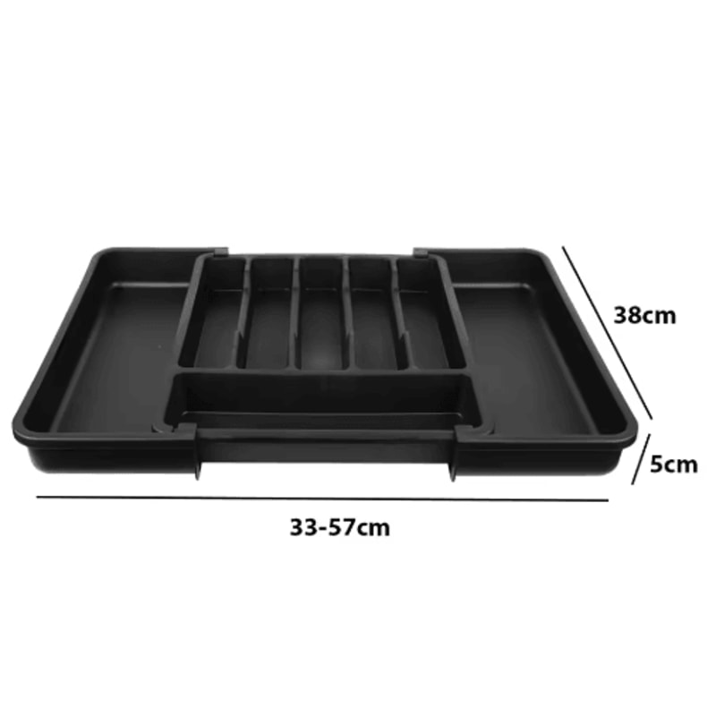 Expandable Kitchen Drawer Organizer Adjustable Cutlery Storage Tray 4