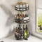 360 Rotating Spice Rack Organizer Multifunction Kitchen Turntable Storage 2