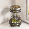 360 Rotating Spice Rack Organizer Multifunction Kitchen Turntable Storage 3