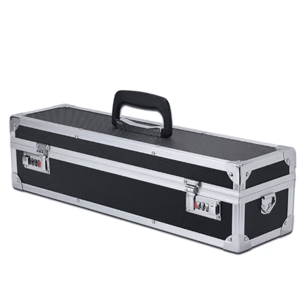 Professional Chef Knife Storage Case Lockable Aluminum Organizer Box 2
