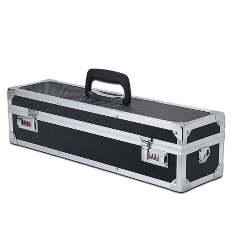 Professional Chef Knife Storage Case Lockable Aluminum Organizer Box 2