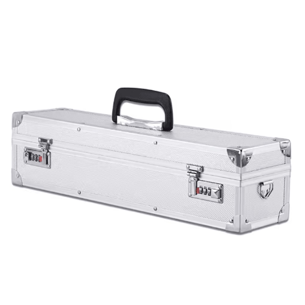 Professional Chef Knife Storage Case Lockable Aluminum Organizer Box 3
