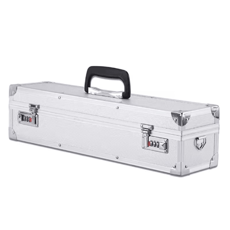 Professional Chef Knife Storage Case Lockable Aluminum Organizer Box 3
