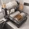 Adjustable Stainless Steel Over Sink Dish Drying Rack With Drainboard 9