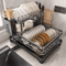 Adjustable Stainless Steel Over Sink Dish Drying Rack With Drainboard 9