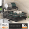 Adjustable Stainless Steel Over Sink Dish Drying Rack With Drainboard 2