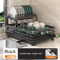 Adjustable Stainless Steel Over Sink Dish Drying Rack With Drainboard 2