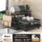 Adjustable Stainless Steel Over Sink Dish Drying Rack With Drainboard 4
