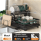 Adjustable Stainless Steel Over Sink Dish Drying Rack With Drainboard 4