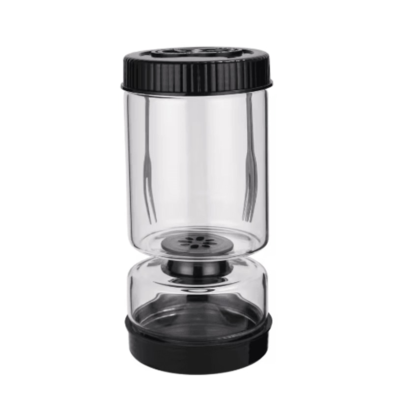 Flip Hourglass Pickle Strainer Jar Airtight Olive Food Storage Container 1
