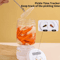 Flip Hourglass Pickle Strainer Jar Airtight Olive Food Storage Container 2