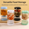 Flip Hourglass Pickle Strainer Jar Airtight Olive Food Storage Container 4