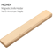 Hezhen Acacia Wood Magnetic Knife Holder 400mm Wall Mounted Knife Rack 1