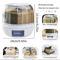 360 Rotating Grain Dispenser Airtight Rice Dry Food Storage Organizer 2