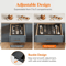 Expandable Silverware Drawer Organizer Adjustable Utensil Cutlery Tray 4