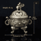 Elephant Metal Incense Burner TripleLeg Aromatherapy Meditation Decor 5