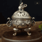 Elephant Metal Incense Burner TripleLeg Aromatherapy Meditation Decor 0