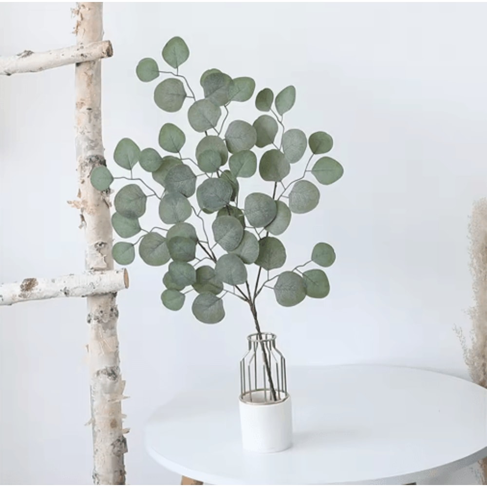 Artificial Eucalyptus Vine Garland Realistic Greenery For Wedding Home Decor 4