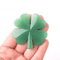 Aventurine Four Leaf Clover Figurine Lucky Gemstone Tabletop Decor 1